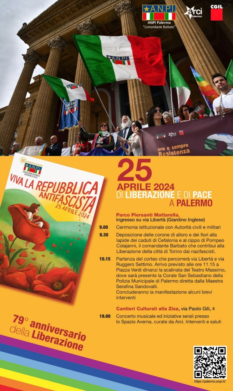Liberation Day in Palermo, the initiatives for April 25th
